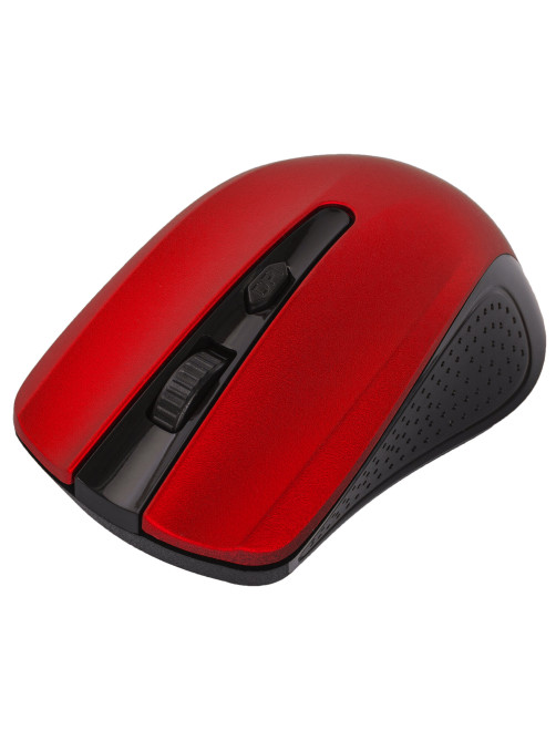 Мышь беспроводная SONNEN V99, USB, 1000/1200/1600 dpi, 4 кнопки, оптическая, красная, 513529