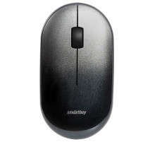 Мышь беспроводная бесшумная SMARTBUY 266AG-K, USB, 2 кнопки + 1 колесо, оптическая, черная, SBM-266AG-K