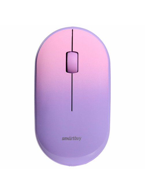Мышь беспроводная бесшумная SMARTBUY 266AG-V, USB, 2 кнопки + 1 колесо, оптическая, фиолетовая, SBM-266AG-V