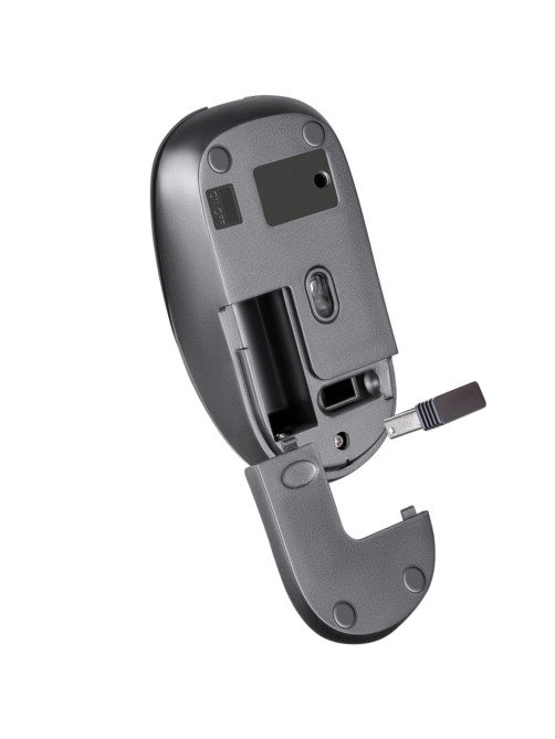 Мышь беспроводная бесшумная DEFENDER Wave MM-995, USB, 3 кнопки + 1 колесо-кнопка, оптическая, черная, 52995