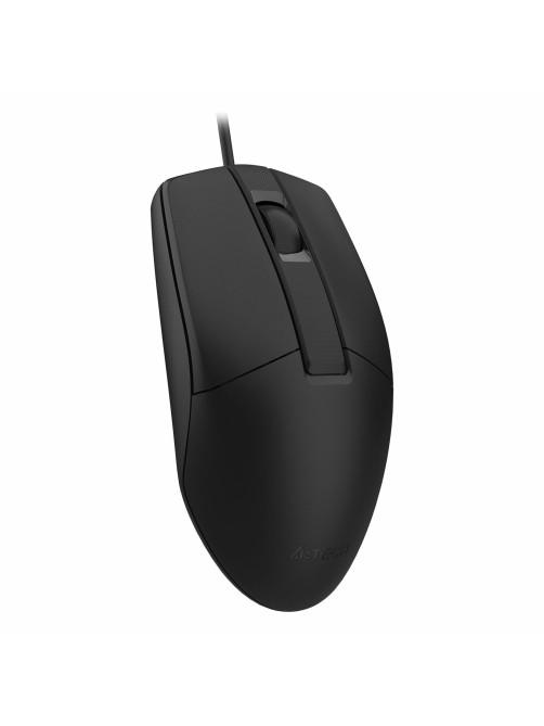 Мышь проводная A4TECH OP-330, USB, 2 кнопки + 1 колесо-кнопка, оптическая, черная, 1530236