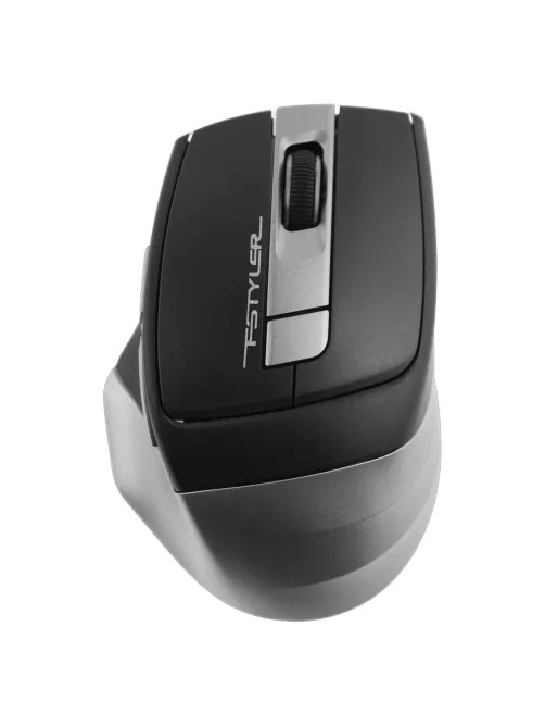 Мышь беспроводная с бесшумным кликом A4TECH Fstyler FG35, USB, 5 кнопок, оптическая, черная, 1192130