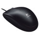 Мышь проводная LOGITECH B100, USB, 2 кнопки + 1 колесо-кнопка, оптическая, черная