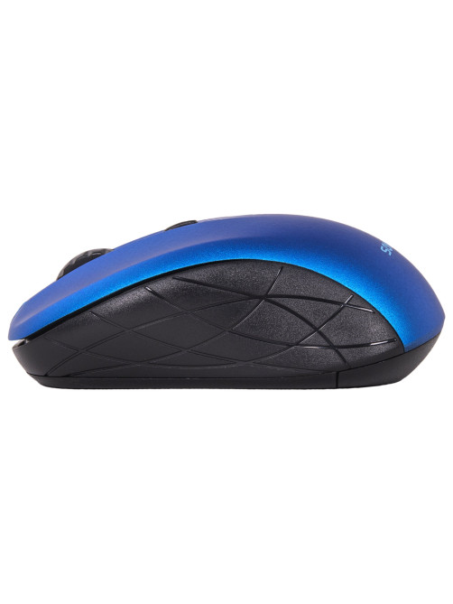 Мышь беспроводная SONNEN V-111, USB, 800/1200/1600 dpi, 4 кнопки, оптическая, синяя, 513519