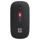 Мышь беспроводная DEFENDER Coda MB-261, 2.4 ГГц+BT, радужная, 3 кнопки + 1 колесо, 300 мАч, черная, 52261