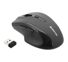 Мышь беспроводная DEFENDER Accura MM-365, 5 кнопок + 1 колесо-кнопка, оптическая, черная, 52365