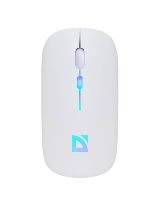 Мышь беспроводная DEFENDER TOUCH MM-997, USB, 3 кнопки+1 колесо-кнопка, оптическая, белая, 52998
