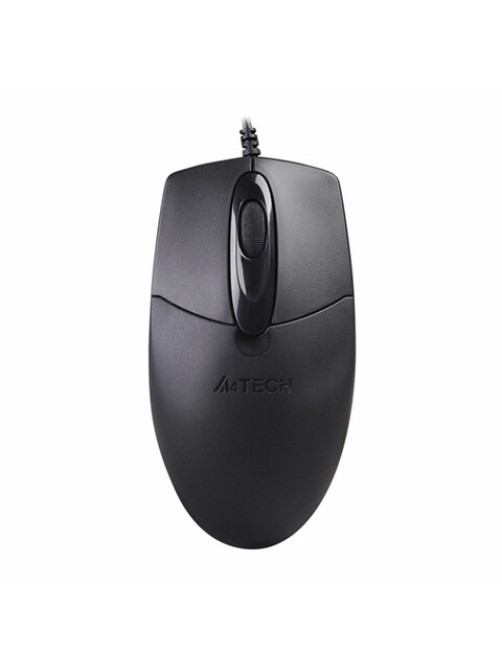 Мышь проводная A4TECH OP-720, USB, 2 кнопки + 1 колесо-кнопка, оптическая, черная, 513289