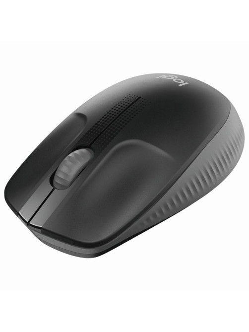 Мышь беспроводная LOGITECH M190, 2 кнопки + 1 колесо-кнопка, оптическая, черно-серая