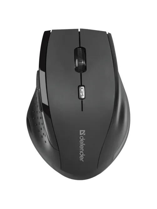 Мышь беспроводная DEFENDER Accura MM-365, 5 кнопок + 1 колесо-кнопка, оптическая, черная, 52365