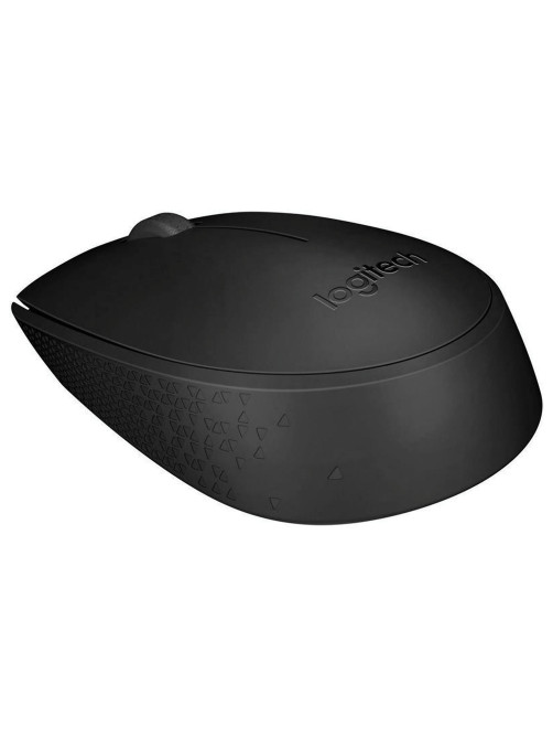 Мышь беспроводная LOGITECH B170, 2 кнопки + 1 колесо-кнопка, оптическая, черная