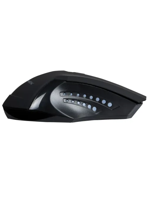 Мышь проводная SONNEN I3, пластик, 6 кнопок, 800-3200 dpi, LED-подсветка, черная, 513523
