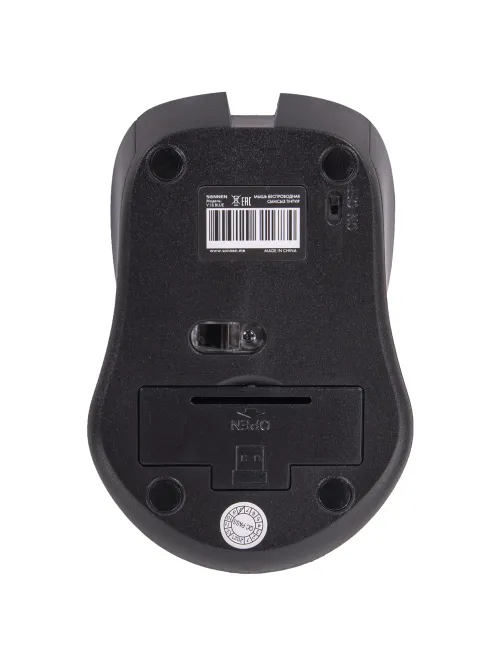 Мышь беспроводная с бесшумным кликом SONNEN V18, USB, 800/1200/1600 dpi, 4 кнопки, синяя, 513515