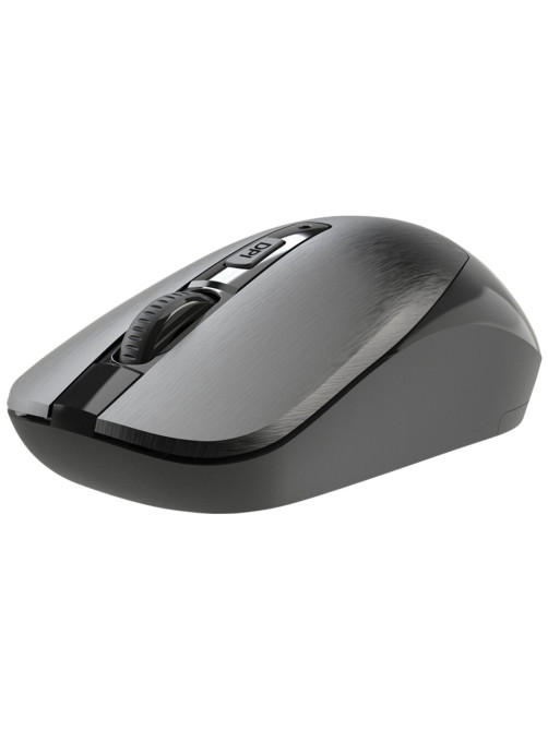Мышь беспроводная бесшумная DEFENDER Wave MM-995, USB, 3 кнопки + 1 колесо-кнопка, оптическая, черная, 52995