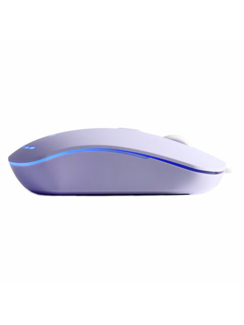 Мышь проводная бесшумная SMARTBUY 288-V, USB, 3 кнопки + 1 колесо, оптическая, сиреневая, 06819, SBM-288-V
