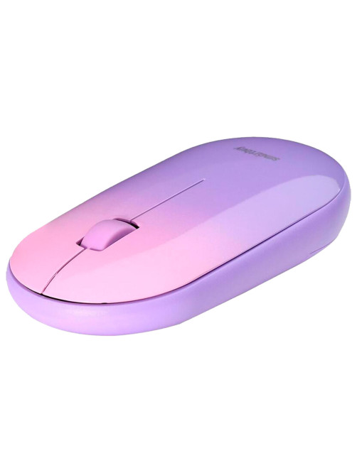 Мышь беспроводная бесшумная SMARTBUY 266AG-V, USB, 2 кнопки + 1 колесо, оптическая, фиолетовая, SBM-266AG-V