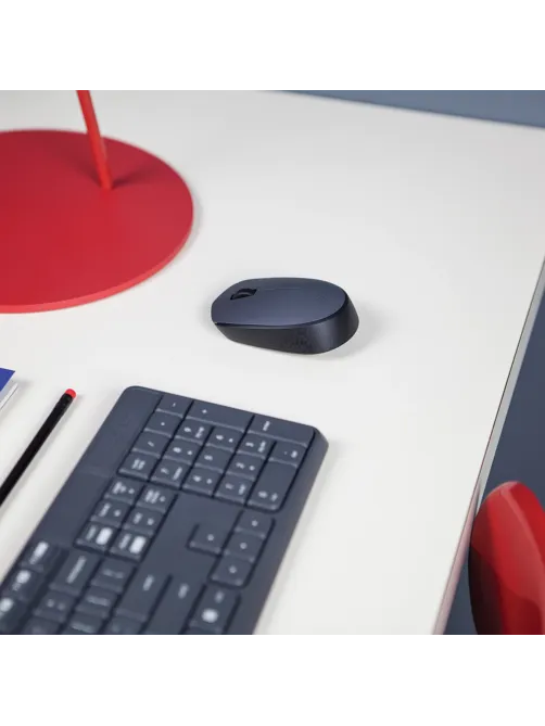 Мышь беспроводная LOGITECH M170, 2 кнопки + 1 колесо-кнопка, оптическая, черная