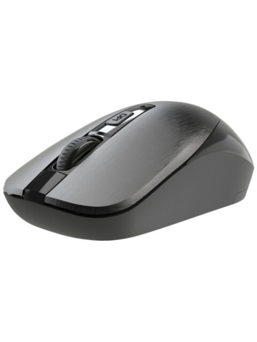 Мышь беспроводная бесшумная DEFENDER Wave MM-995, USB, 3 кнопки + 1 колесо-кнопка, оптическая, черная, 52995