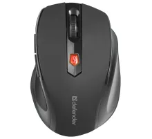 Мышь беспроводная DEFENDER Ultra MM-315, USB, 5 кнопок + 1 колесо-кнопка, оптическая, черная, 52315
