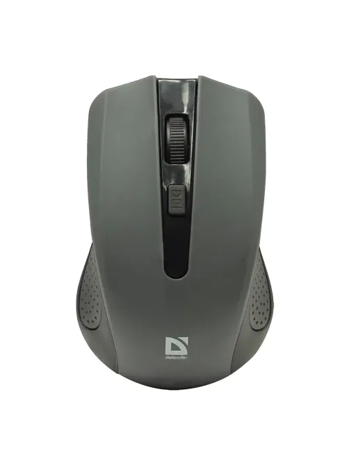 Мышь беспроводная DEFENDER Accura MM-935, 3 кнопки + 1 колесо-кнопка, оптическая, серая, 52936