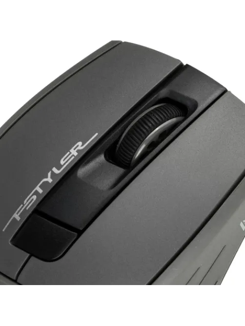 Мышь беспроводная с бесшумным кликом A4TECH Fstyler FG30S, USB, 6 кнопок, оптическая, 1204070