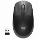 Мышь беспроводная LOGITECH M190, 2 кнопки + 1 колесо-кнопка, оптическая, черно-серая