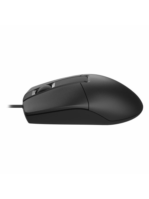 Мышь проводная A4TECH OP-330, USB, 2 кнопки + 1 колесо-кнопка, оптическая, черная, 1530236