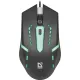 Мышь проводная DEFENDER Flash MB-600L, 800-1200 dpi, 4 кнопки + 1 колесо-кнопка, оптическая, черная, 52600
