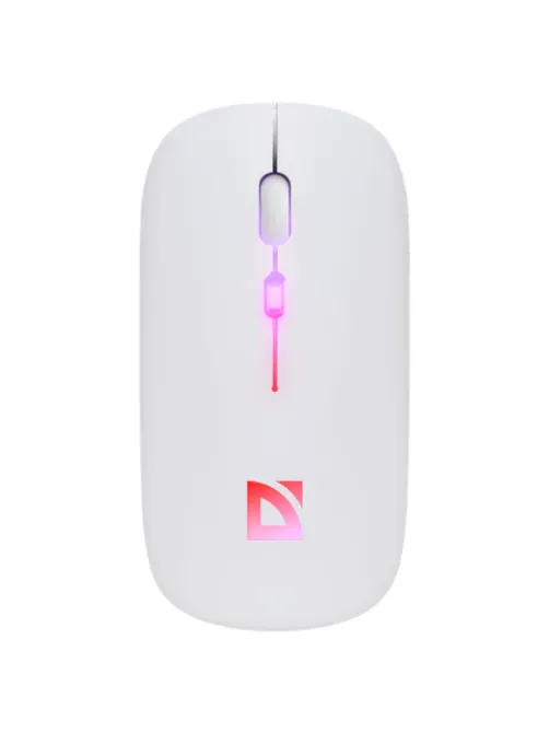 Мышь беспроводная DEFENDER TOUCH MM-997, USB, 3 кнопки+1 колесо-кнопка, оптическая, белая, 52998