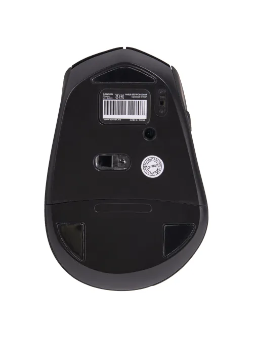 Мышь беспроводная SONNEN V33, USB, 800/1200/1600 dpi, 6 кнопок, оптическая, черная, SOFT TOUCH, 513517