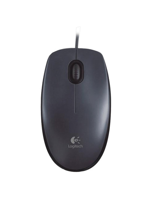 Мышь проводная LOGITECH M90, USB, 2 кнопки + 1 колесо-кнопка, оптическая, черная
