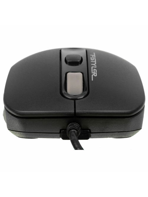 Мышь проводная A4TECH Fstyler FM10, USB, 3 кнопки + 1 колесо-кнопка, оптическая, черная, 1147673
