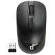 Мышь беспроводная бесшумная DEFENDER Wave MM-995, USB, 3 кнопки + 1 колесо-кнопка, оптическая, черная, 52995