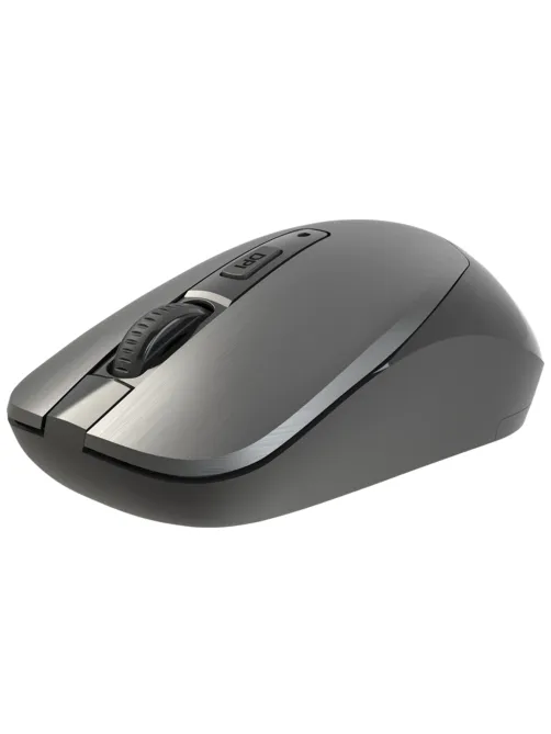 Мышь беспроводная бесшумная DEFENDER Wave MM-995, USB, 3 кнопки+1 колесо-кнопка, оптическая, серая, 52993