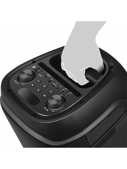 Колонка портативная SVEN PS-800, 100 Вт, TWS, Bluetooth, FM, USB, microSD, LED-дисплей, черная, SV-021511
