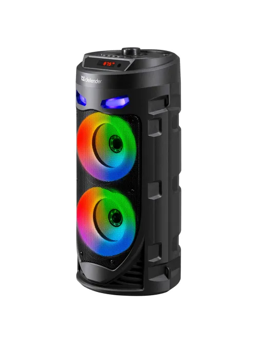 Колонка портативная DEFENDER Crashboom, 16 Вт, 1800 мАч, Bluetooth, FM, Type-C, черная, 65085