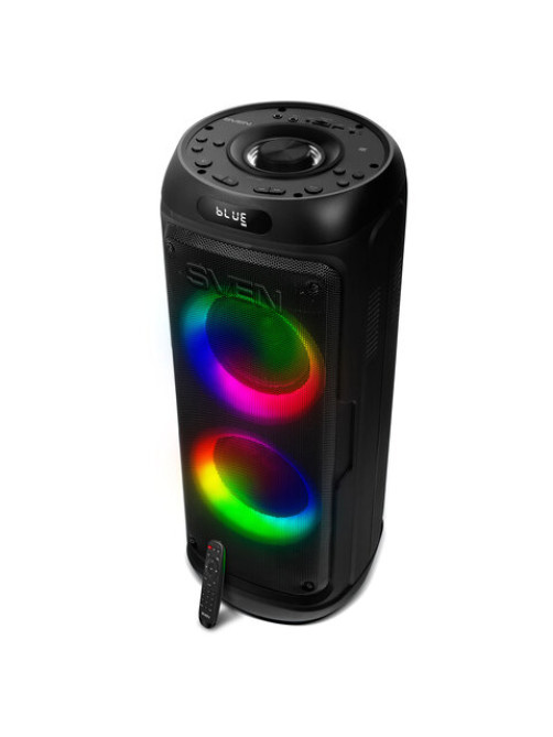 Колонка портативная SVEN PS-770, 100 Вт, TWS, Bluetooth, FM, USB, microSD, LED-дисплей, черный, SV-021719