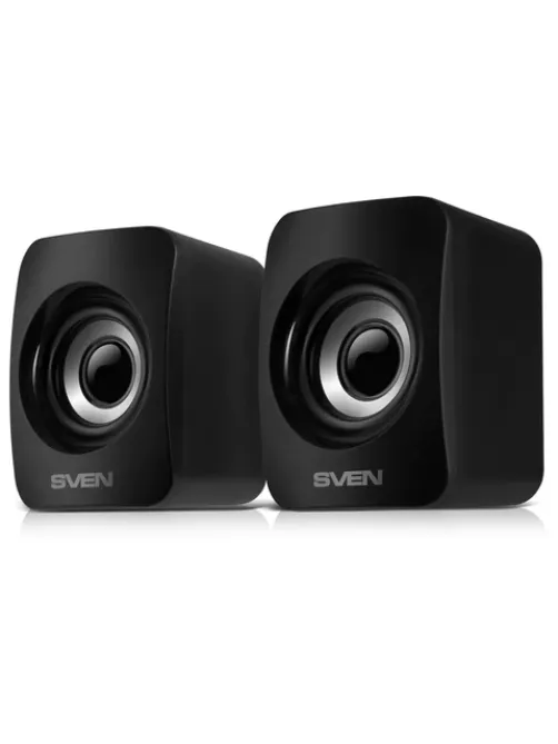Колонки компьютерные SVEN 130, 2.0, 6 Вт, питание USB, черные, SV-020224