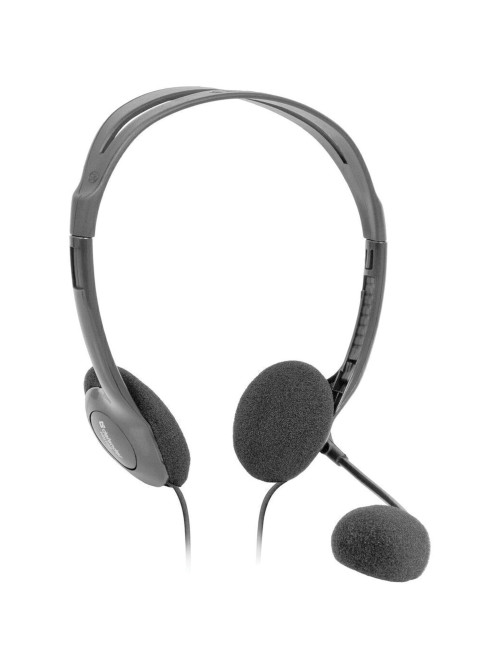 Наушники с микрофоном (гарнитура) DEFENDER AURA-102, проводные, 1,55 м, с оголовьем, черные, 63102