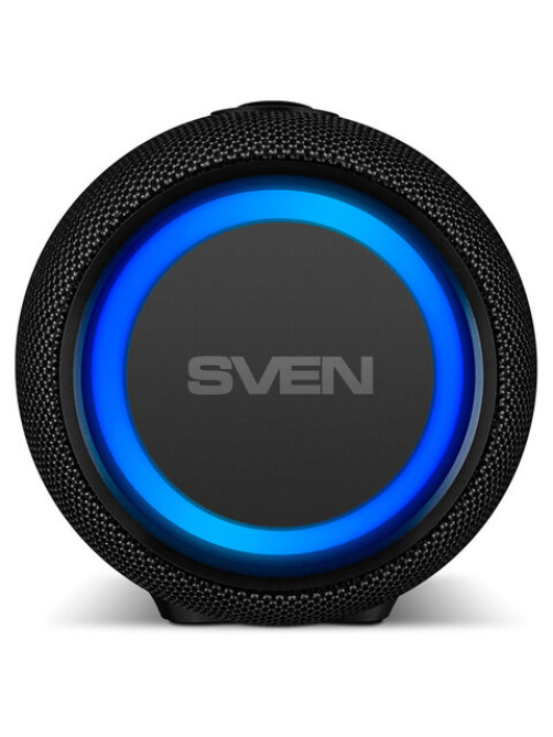 Колонка портативная SVEN PS-340, 24 Вт, TWS, Bluetooth, FM, USB, черный, SV-021283