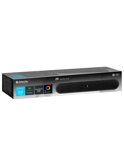 Колонка портативная-саундбар DEFENDER Z9 16 Вт, 2000 мАч, Bluetooth, FM, питание от USB, 65229