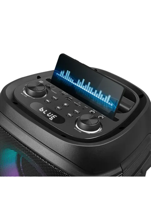 Колонка портативная SVEN PS-800, 100 Вт, TWS, Bluetooth, FM, USB, microSD, LED-дисплей, черная, SV-021511