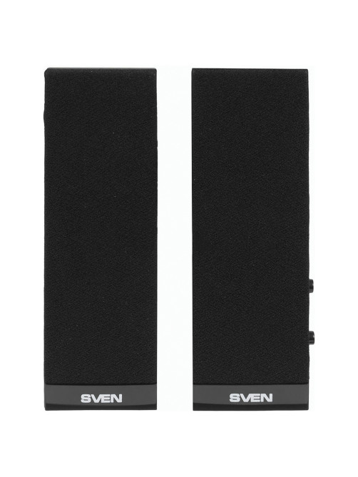 Колонки компьютерные SVEN 230, 2.0, 2х2 Вт, пластик, черные, SV-0110230BK