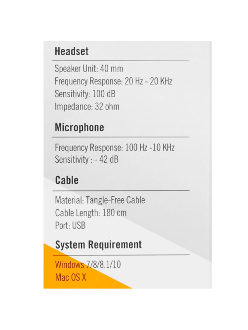 Наушники с микрофоном (гарнитура) A4TECH HU-9, проводные, 1.8 м, USB, черные, 1530266