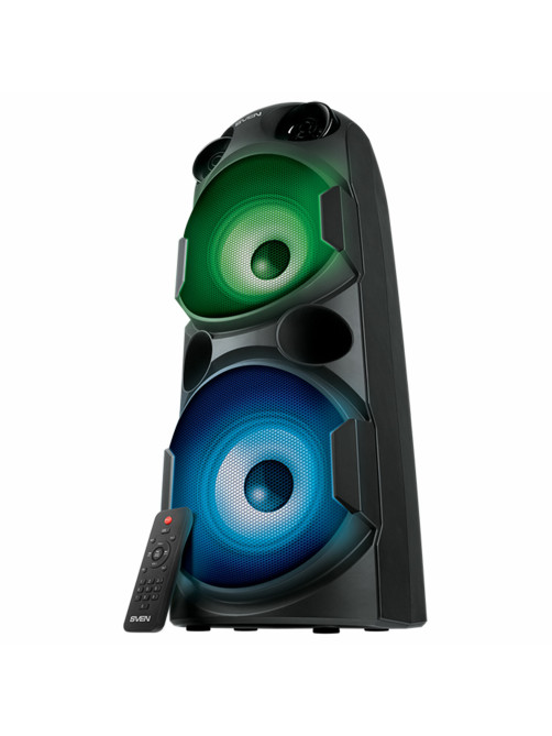 Колонка портативная SVEN PS-750, 80 Вт, TWS, Bluetooth, FM, USB, microSD, LED-дисп, черная, SV-019617