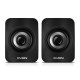 Колонки компьютерные SVEN 130, 2.0, 6 Вт, питание USB, черные, SV-020224