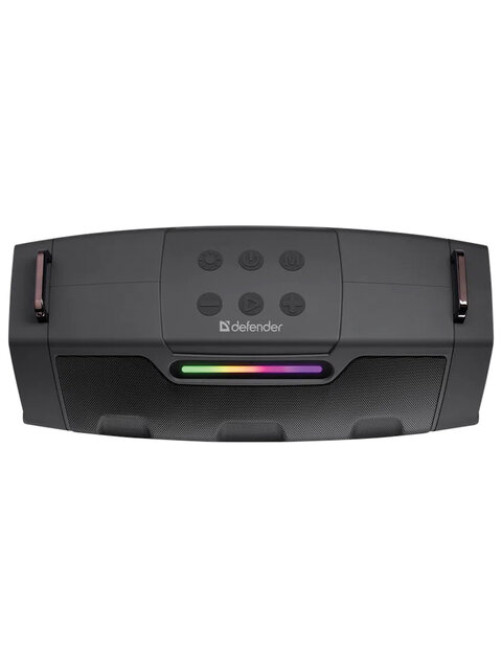 Колонка портативная DEFENDER Beatbox 25, 25 Вт, 3000 мАч, Bluetooth, FM, Type-C, черная, 65325