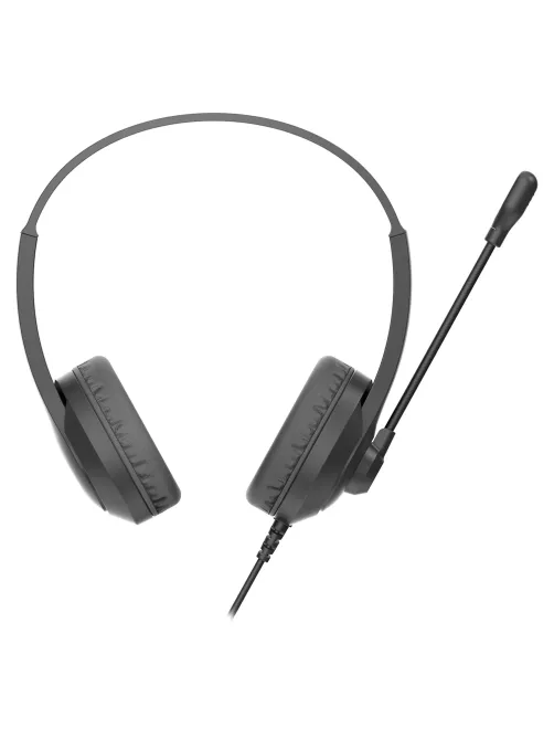 Наушники с микрофоном (гарнитура) A4TECH Fstyler FH100i, проводные, 1,8 м, USB, черные, 1774499