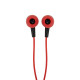 Наушники проводные внутриканальные с микрофоном SONNEN EP-H47RB, 1,1 м, красные/черные, 514129