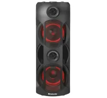 Колонка портативная DEFENDER G78, 2.0, 70 Вт, Bluetooth, FM-тюнер, microSD, чёрная, 65178